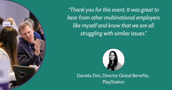 Daniela Dini, Director Global Benefits, PlayStation event feedback