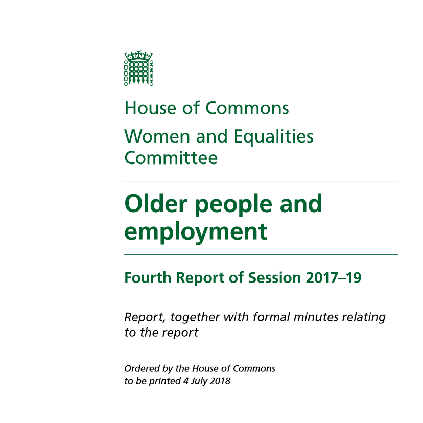 Government papers: Older people and employment 1