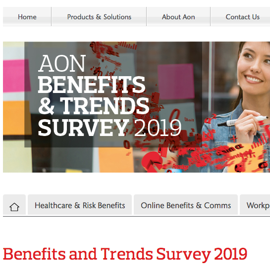 Aon Benefits Trends Survey 1