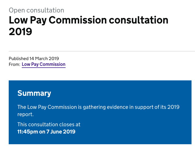 Low Pay Commission: NMW viability beyond 2020 1