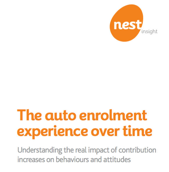 Nest Insights: The Auto-enrolment experience over time 1