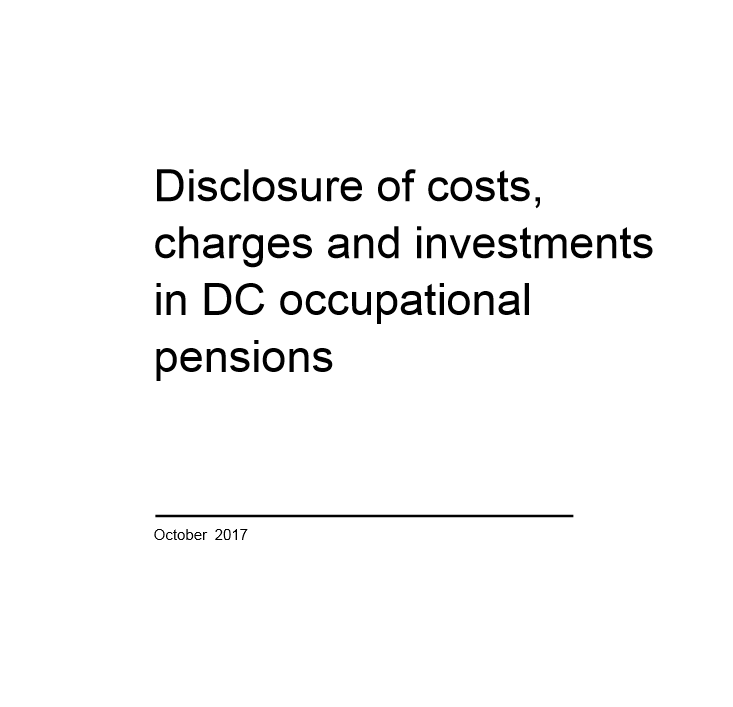 Disclosure of costs 1