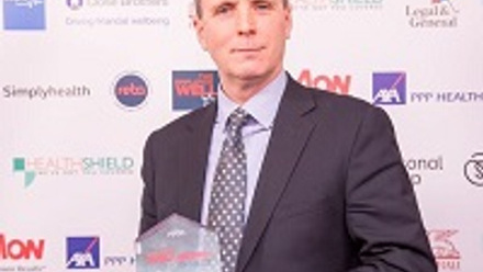 Peter Simpson winner of REBA Visionary Award 1