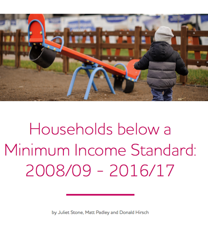 Households Below a Minimum Income Standard - 2008/9 to 2016/17 1