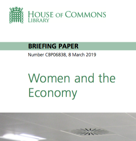 Report: Women and the Economy: A House of Commons briefing paper 1