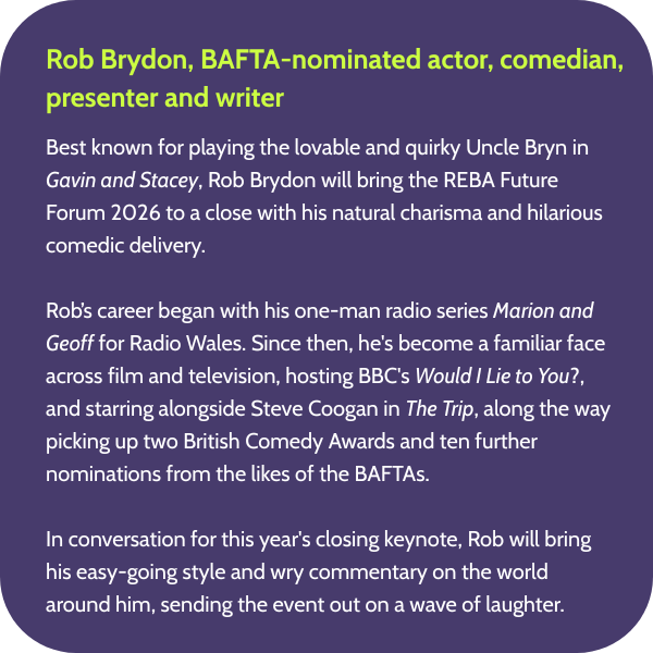 Rob Brydon keynote description
