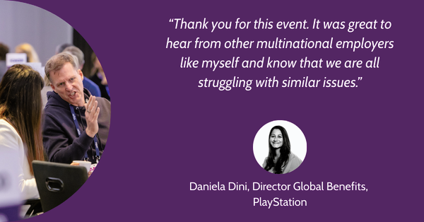 Daniela Dini, Director Global Benefits, PlayStation event feedback