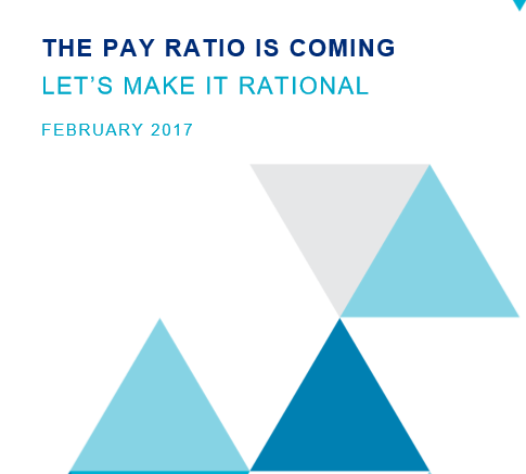 The pay ratio is coming 1