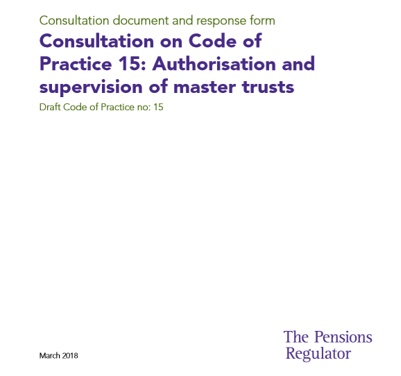 Master Trust consultation 1