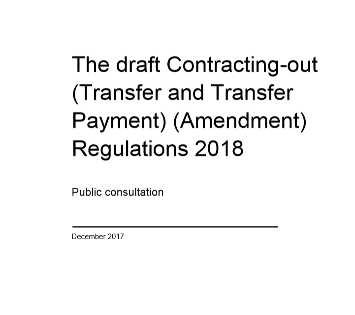Draft Contracting-out regulations 1