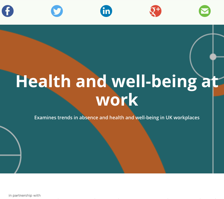 Health and Wellbeing at Work 1