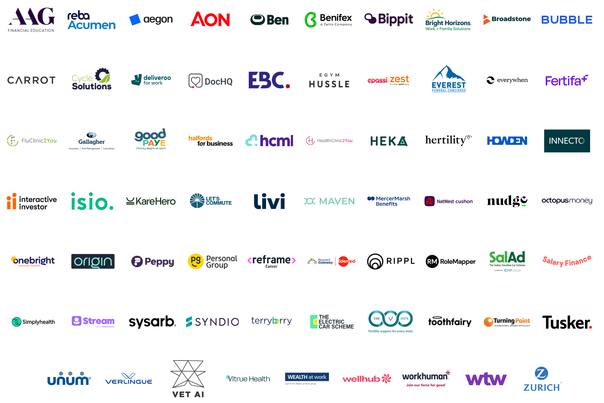 Future Forum exhibitors