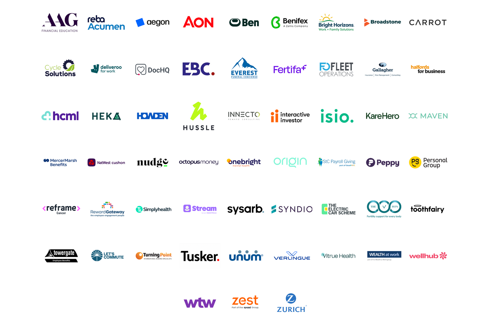Future Forum exhibitors