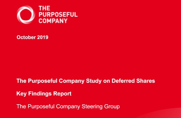 Report: The Purposeful Company Study on Deferred Shares 1
