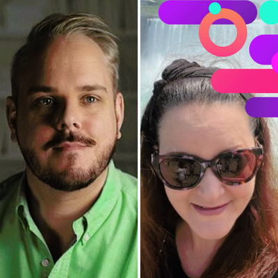 Gethin Nadin and Emma Govus