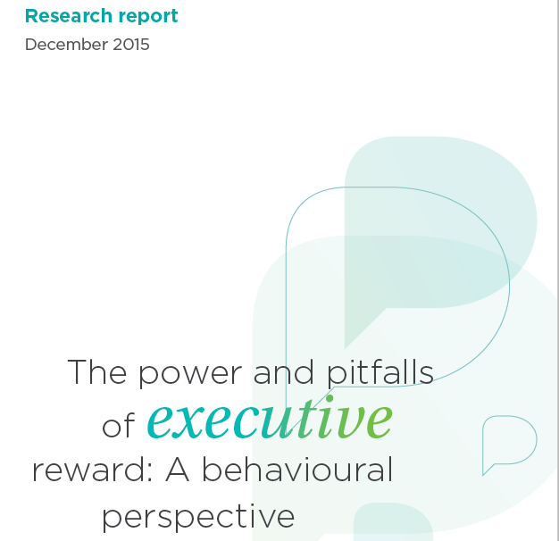 CIPD's 2015 report on executive reward